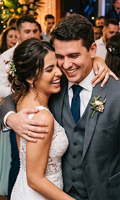 Banner noivado e casamento casal 240x400 pixel